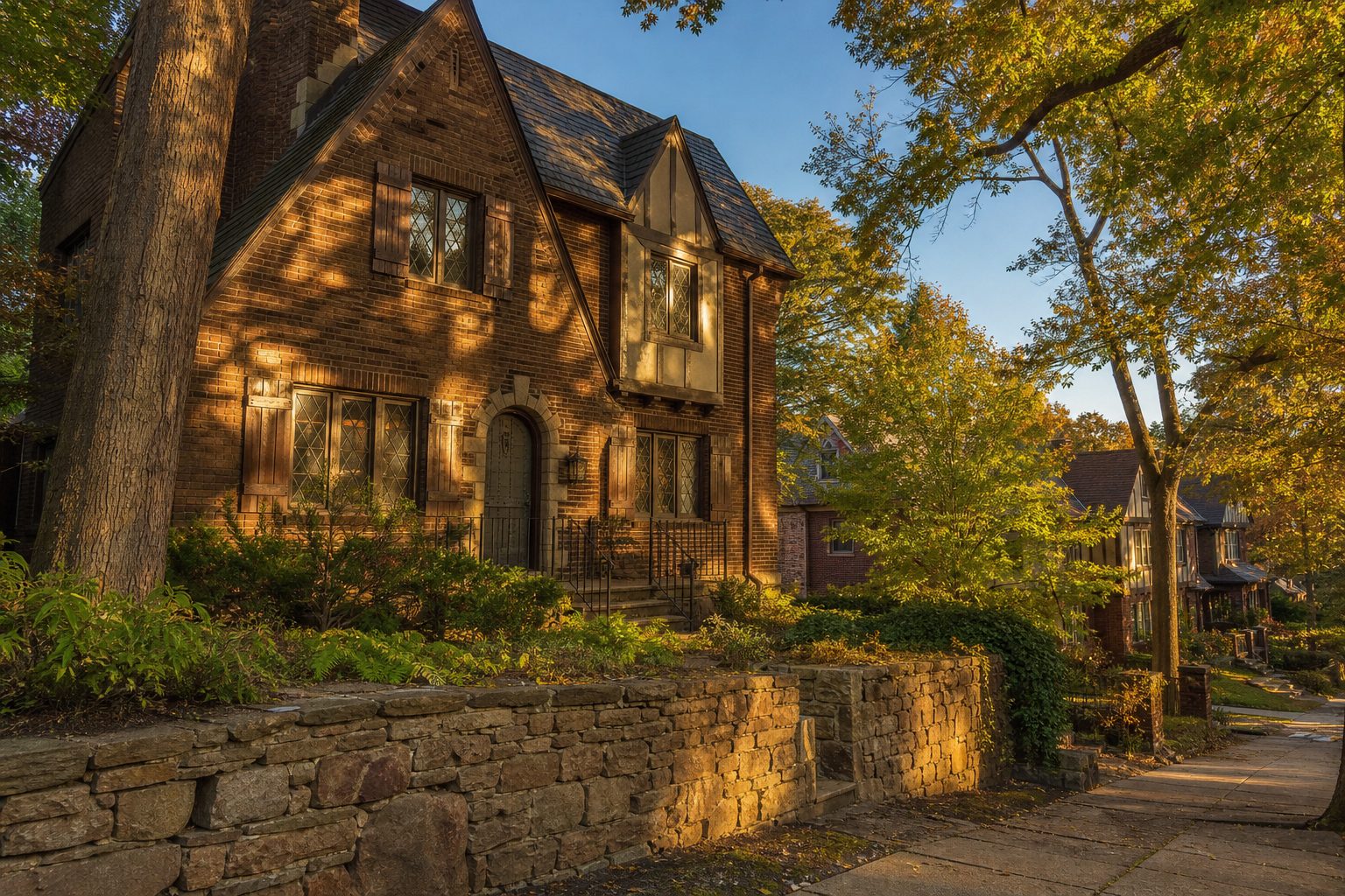 Squirrel Hill Century old homes